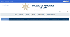 Desktop Screenshot of cal.org.pe