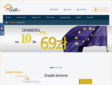 Tablet Screenshot of cal.pl