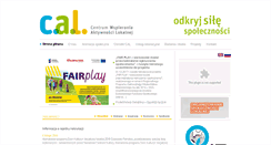 Desktop Screenshot of cal.org.pl